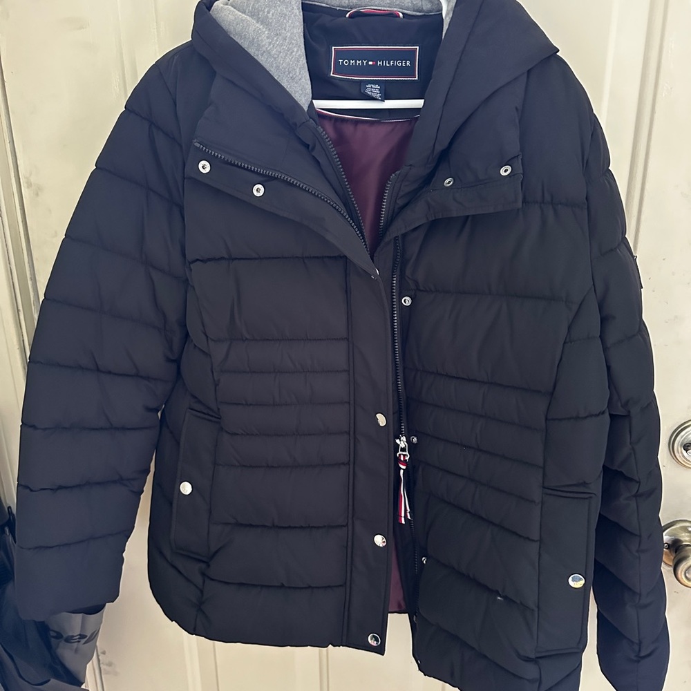 Tommy Hilfiger Quilted Black Jacket